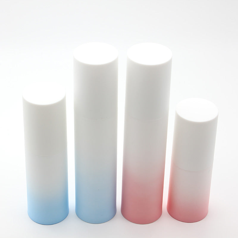 Gradient Airless Cosmetic Bottles 30ml 50ml with Lotion and Spray Pump
