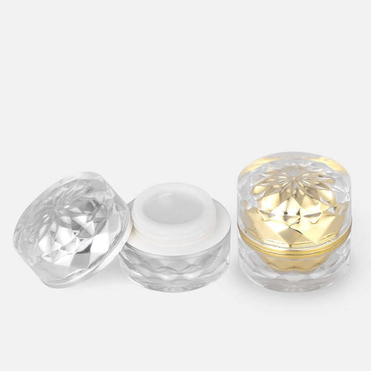 Elegant 5g Luxury Acrylic Cosmetic Cream Jar - Suitable for Face and Eye Creams