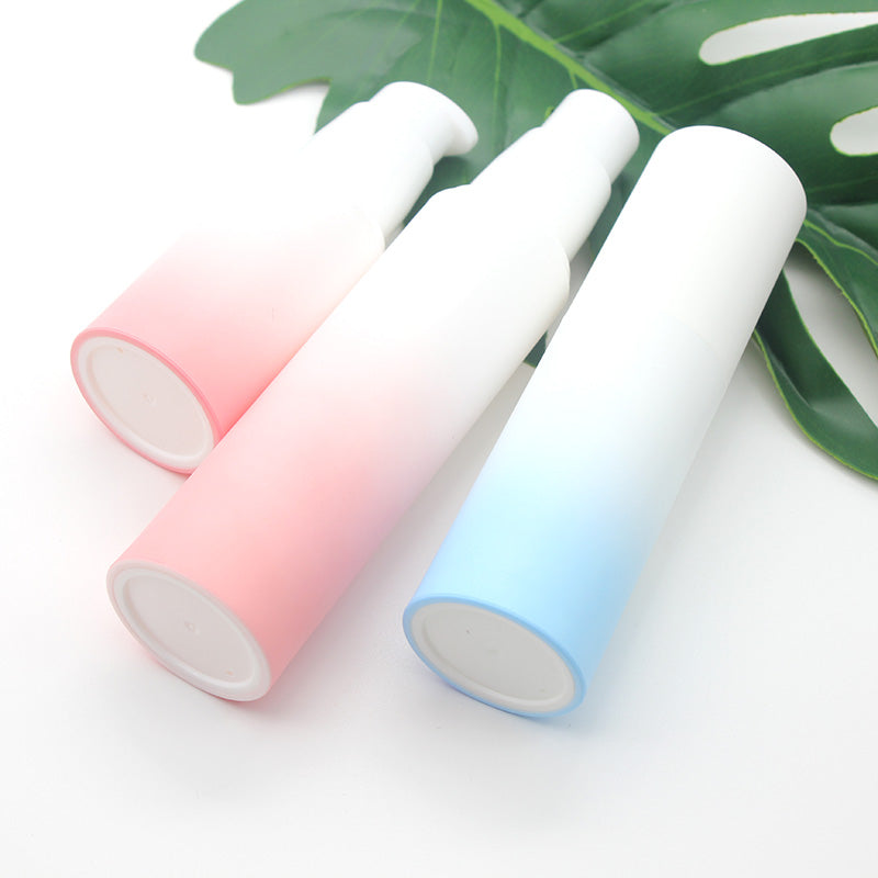 Gradient Airless Cosmetic Bottles 30ml 50ml with Lotion and Spray Pump