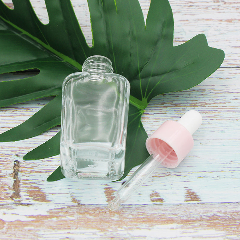 Clear Glass Dropper Bottles for Essential Oils - 240PCS/lot 20ml 30ml