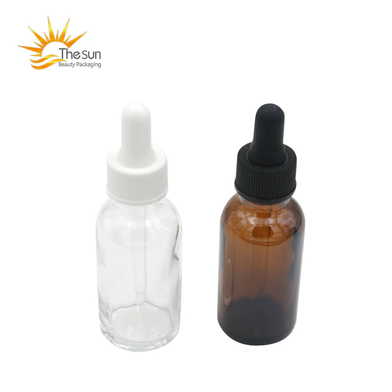 Amber 30ml Glass Dropper Bottle