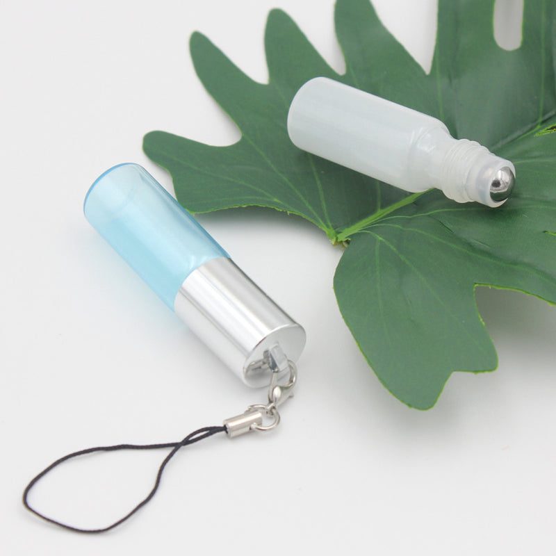 Mini 5ml Roll On Glass Bottles Pearl Color for Perfume Essential Oil With Ball Roller