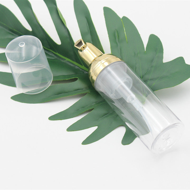 Plastic Soap Dispenser Bottle with Gold Pump Foam 30ml 50ml