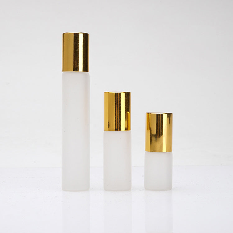 Frosted Glass Perfume Roll On Bottles - 3, 5, 10ml Essential Oil Vials