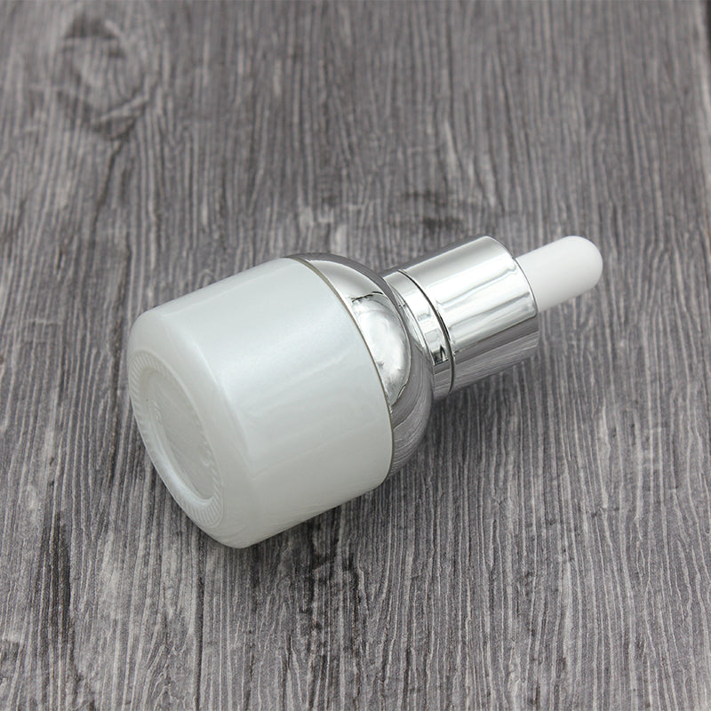 Glass Dropper Bottles Wholesale- 30ml Essential Oil Bottle Pearl White