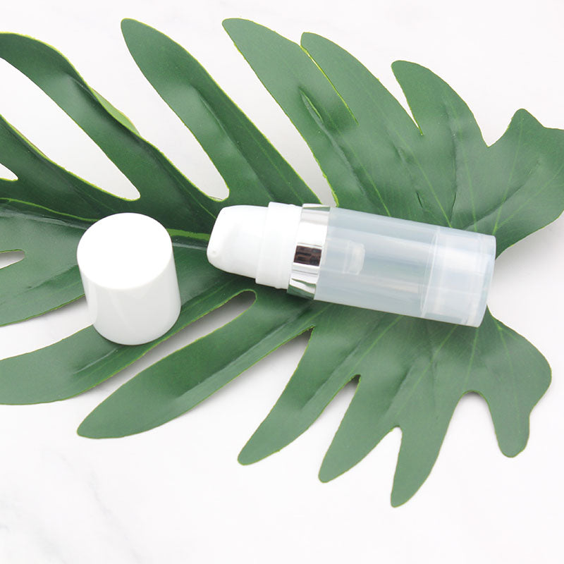 Clear Airless Pump Lotion Bottle - 5ml & 10ml Mini Cosmetic Packaging
