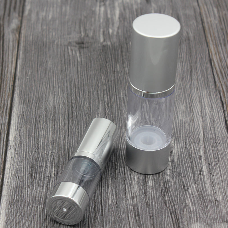 Silver Airless Bottle