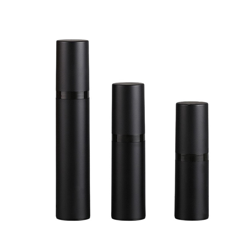 Black Airless Bottle with Pump or Dispenser for Cosmetic- 15, 30, 50ml