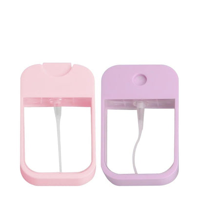 45ml Plastic Card Shape Spray Bottle Multi-Color Hand Sanitizer Perfume Oral Mist Sprayer