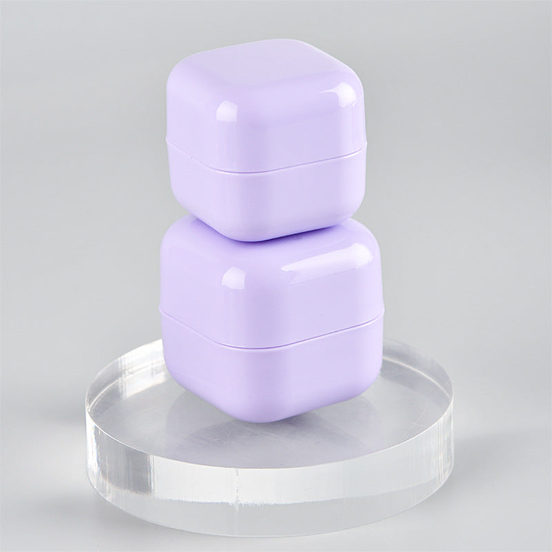 Square Double-Walled Plastic Cream Jar | Perfect for Cosmetic & Skin Care (Sizes: 5g, 10g, 20g, 30g)