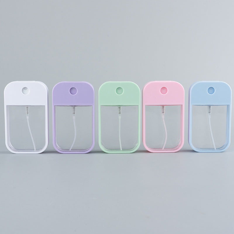 45ml Plastic Card Shape Spray Bottle Multi-Color Hand Sanitizer Perfume Oral Mist Sprayer