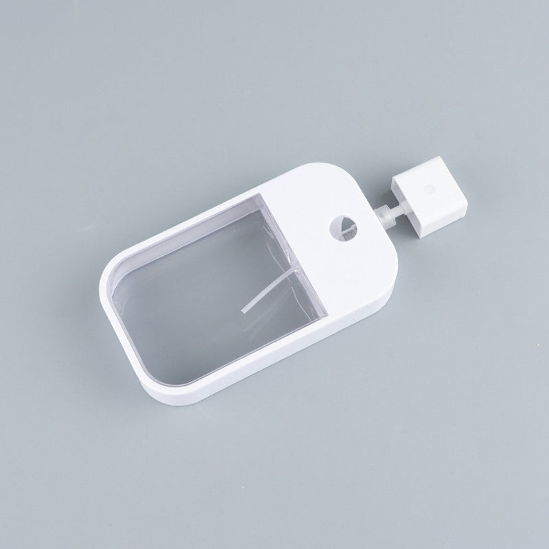 45ml Plastic Card Shape Spray Bottle Multi-Color Hand Sanitizer Perfume Oral Mist Sprayer