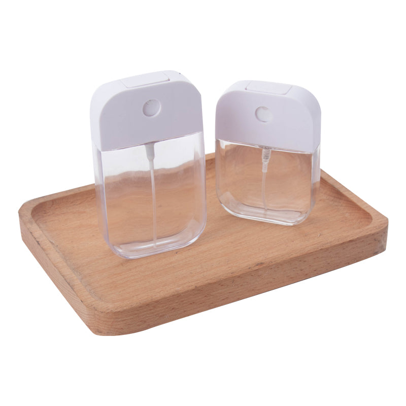 50ml pocket size card perfume mist plastic spray bottle for hand sanitizer sprayer refillable empty bottle 40ml