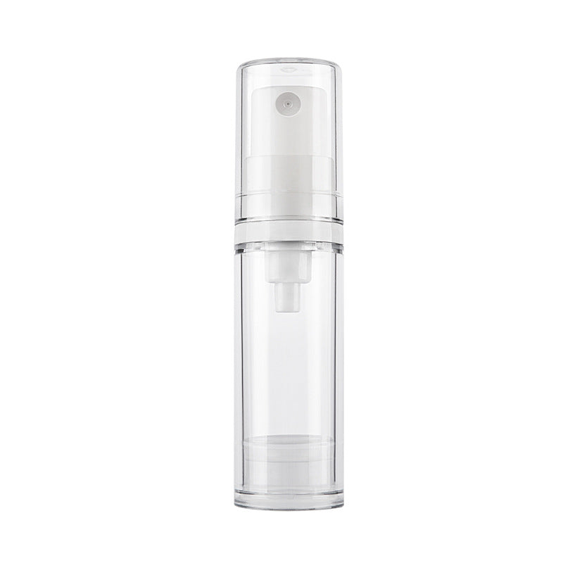 Clear Airless Bottle with 5ml & 10ml & 15ml Capacity for Cosmetics - Lotion and Spray Pump Design Ideal for Samples