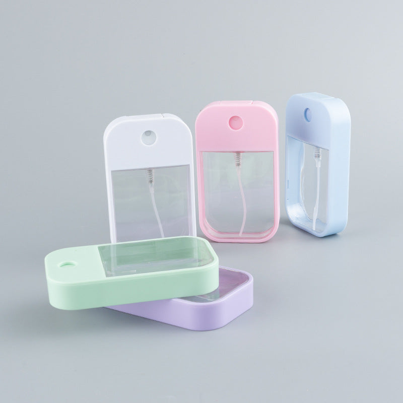 45ml Plastic Card Shape Spray Bottle Multi-Color Hand Sanitizer Perfume Oral Mist Sprayer