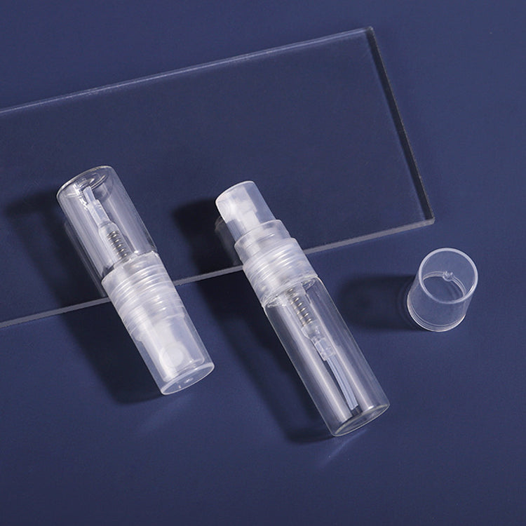 2ml 3ml 5ml Transparent Mini Spray Bottle Empty Clear Refillable Travel Perfume Atomizer Portable Glass Vials