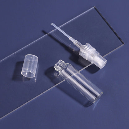 2ml 3ml 5ml Transparent Mini Spray Bottle Empty Clear Refillable Travel Perfume Atomizer Portable Glass Vials