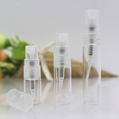 2ml 3ml 5ml Transparent Mini Spray Bottle Empty Clear Refillable Travel Perfume Atomizer Portable Glass Vials