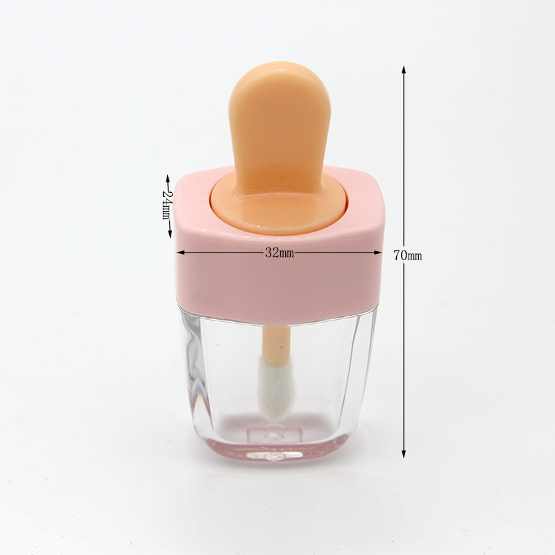 6ml Empty Lip Gloss Tubes (Pack of 20) – DIY Cosmetic Containers | Clear Ice Cream Lip Balm Bottles