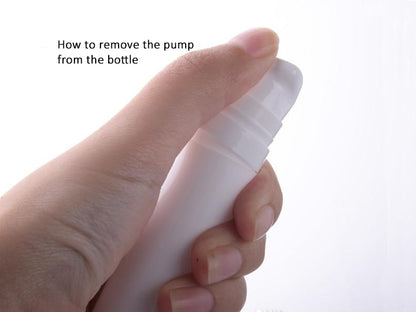 5ml 10ml Airless Bottles Clear Pump Lotion Bottle with Silver Ring Cover Cosmetic Packaging