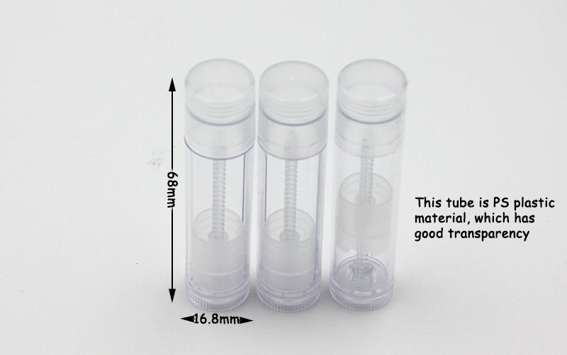 DIY clear lip balm bottle 5g tube container Lips Oil Moisturizing Hydrating 5ml empty lipstick containers