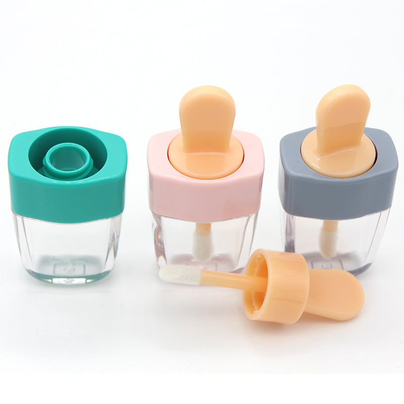 6ml Empty Lip Gloss Tubes (Pack of 20) – DIY Cosmetic Containers | Clear Ice Cream Lip Balm Bottles