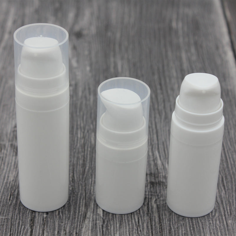 Sample Lotion Pump Bottles | 5ml 10ml 15ml Airless Cosmetic Packaging