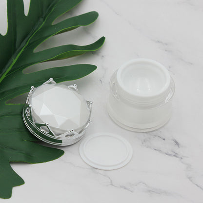 15g 20g gold cosmetic jar for cream empty cosmetics container with crown shape cap