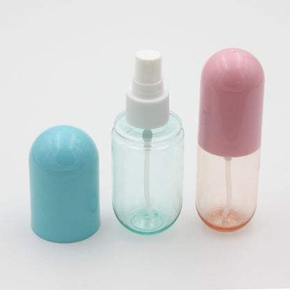 40ml 60ml Cosmetic Spray bottle Makeup Face Fine Atomizer Lotion Bottles Empty Cosmetics Refillable Plastic Capsule Shape