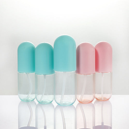 40ml 60ml Cosmetic Spray bottle Makeup Face Fine Atomizer Lotion Bottles Empty Cosmetics Refillable Plastic Capsule Shape