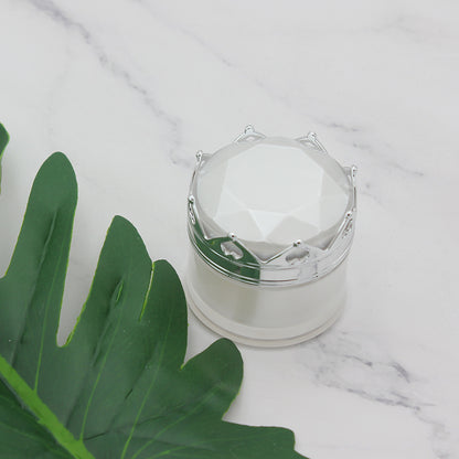 15g 20g gold cosmetic jar for cream empty cosmetics container with crown shape cap