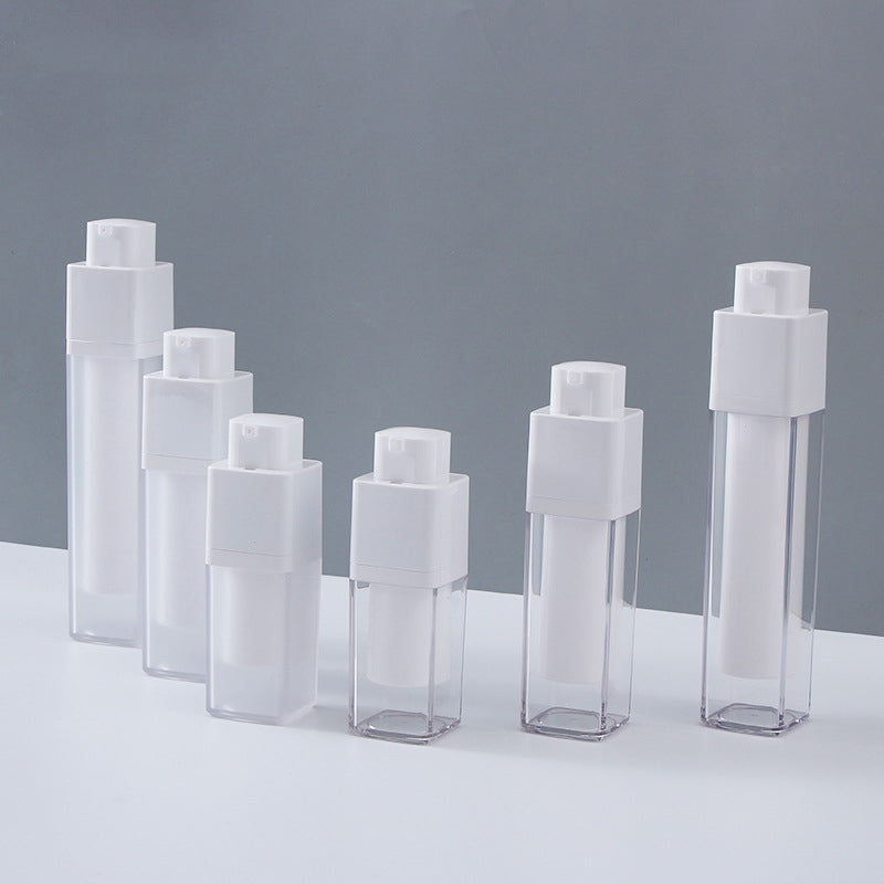 Airless Cosmetic Bottles Best for Skincare- 15ml, 30ml, 50ml Square